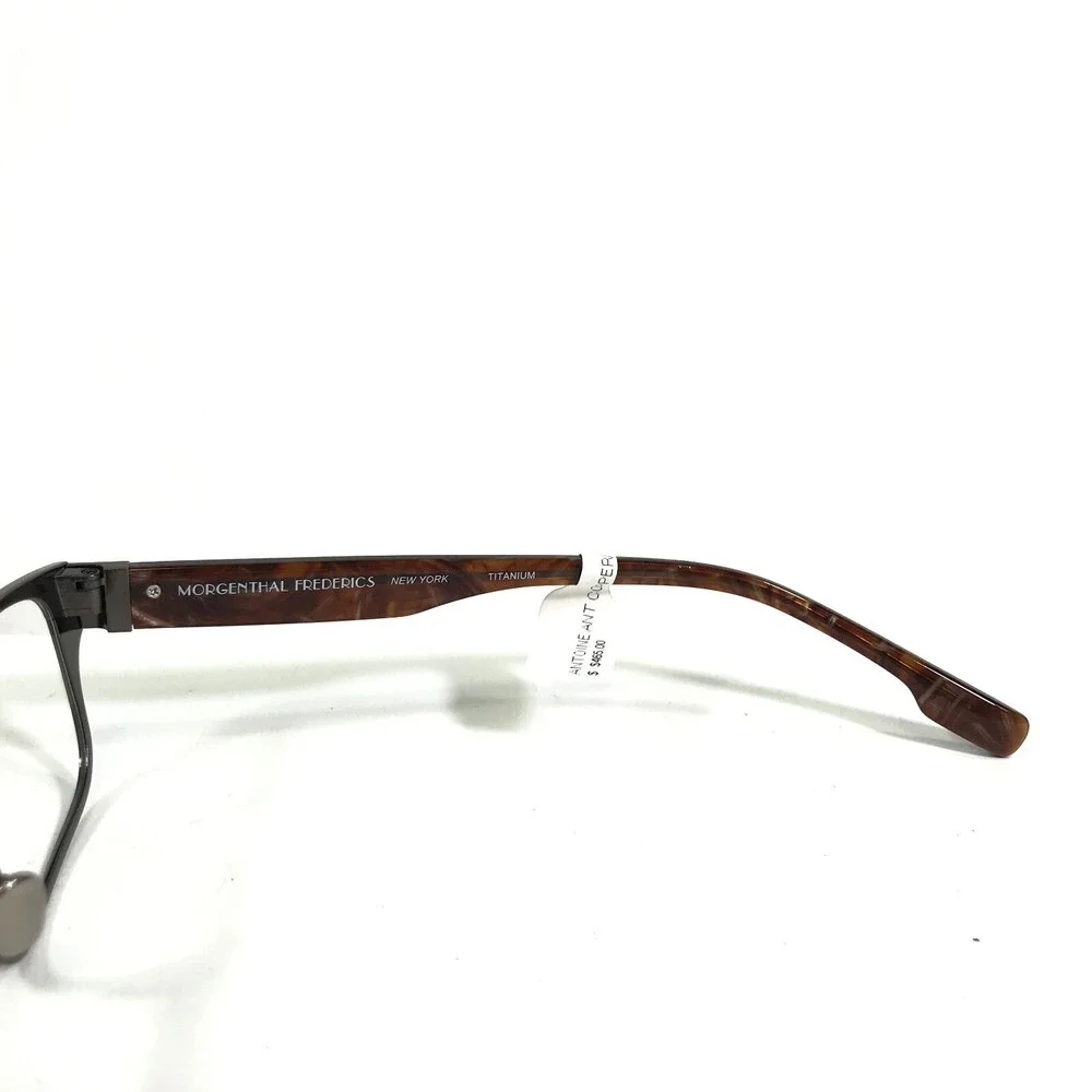 Morgenthal Frederics Eyeglasses Frames 029 ANTOINE Brown Square 50-19-146